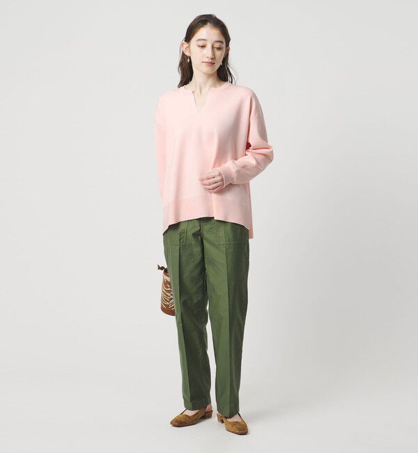 UNITED ARROWS「スウェットライク スキッパーニット ‐ウォッシャブル‐」|ニット・セーター|