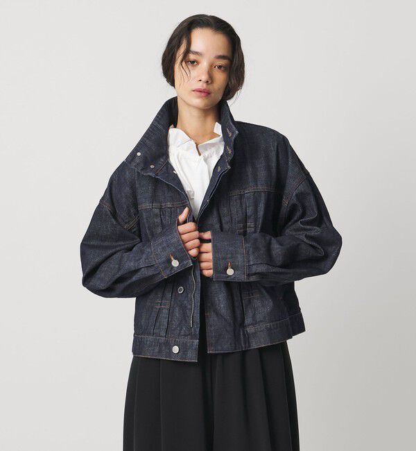 AEWEN MATOPH「＜AEWEN MATOPH＞スタンドカラーデニムブルゾン」|デニムジャケット|