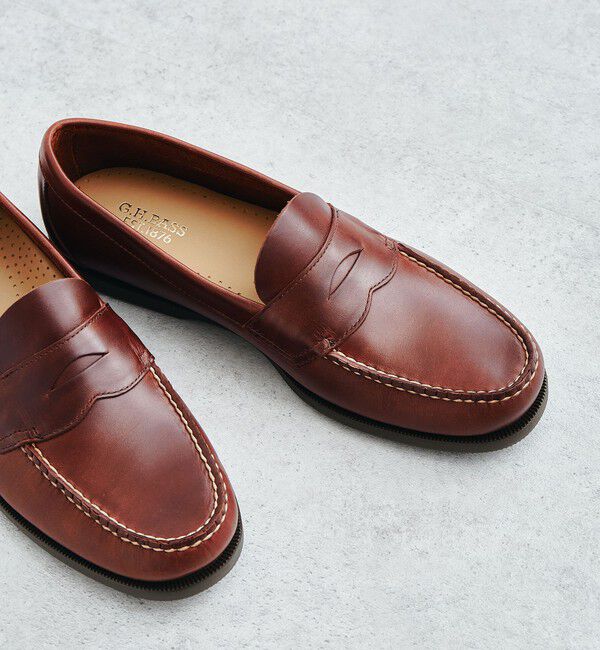 UNITED ARROWS green label relaxing「【別注】＜G.H.BASS＞GLR DECK LOGAN ローファー」|ローファー|DK.BROWN