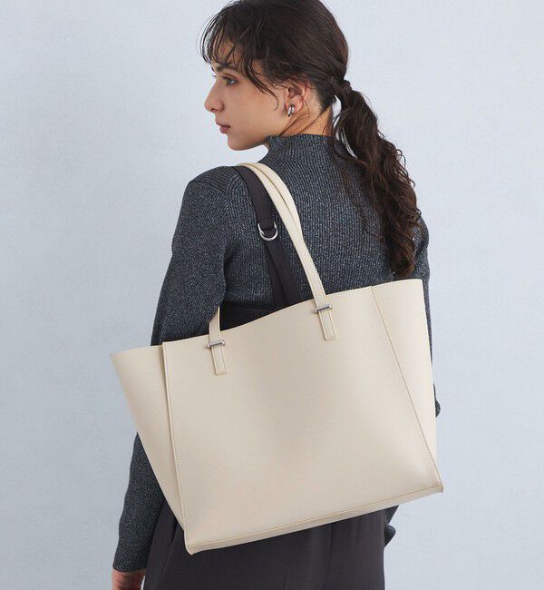 UNITED ARROWS green label relaxing「【WEB限定】ワンポイント シンプル トートバッグ（ソフトPCバッグ付） / A4 / 通勤」|トートバッグ|