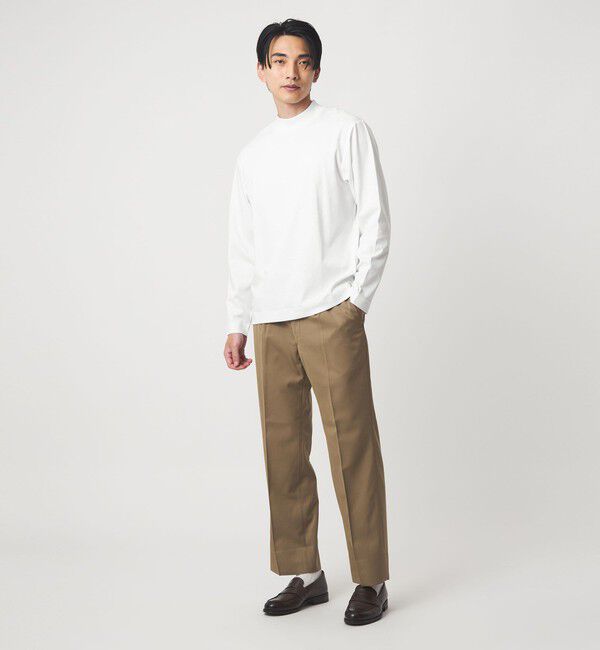 UNITED ARROWS green label relaxing「L/A ポンチ モックネック カットソー -抗菌-」|Tシャツ・カットソー|