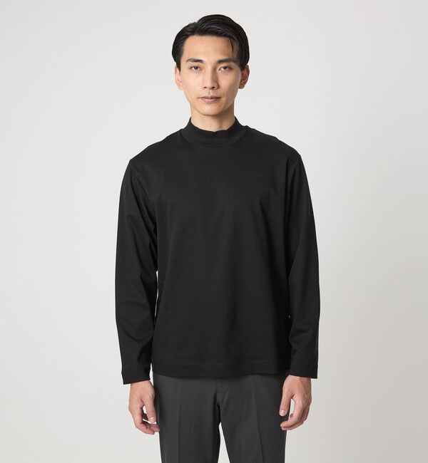 UNITED ARROWS green label relaxing「L/A ポンチ モックネック カットソー -抗菌-」|Tシャツ・カットソー|