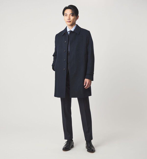 UNITED ARROWS green label relaxing「ウールカシミヤ バルカラーコート ステンカラーコート」|ステンカラーコート|