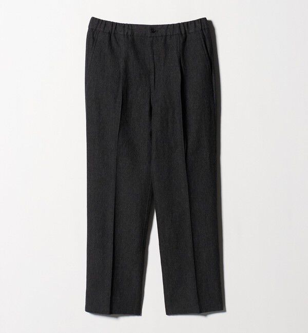 UNITED ARROWS green label relaxing「DC W/LI デニムライク ワイド 1プリーツ イージーパンツ」|スラックス|