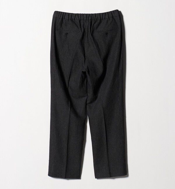 UNITED ARROWS green label relaxing「DC W/LI デニムライク ワイド 1プリーツ イージーパンツ」|スラックス|