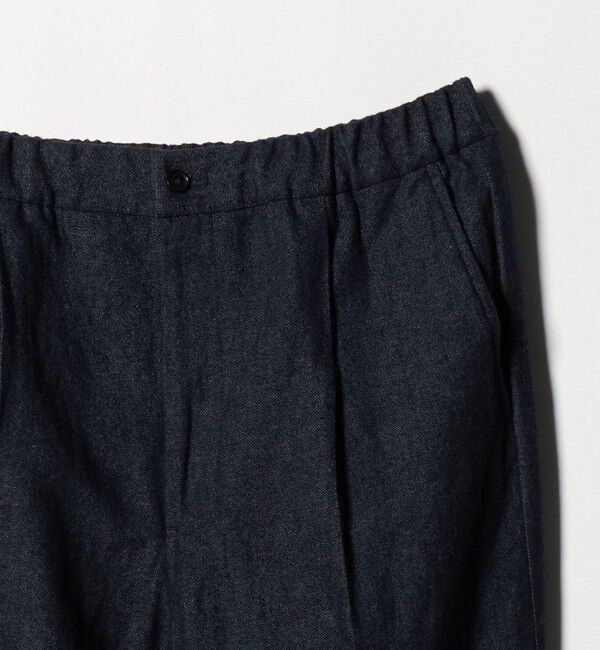 UNITED ARROWS green label relaxing「DC W/LI デニムライク ワイド 1プリーツ イージーパンツ」|スラックス|