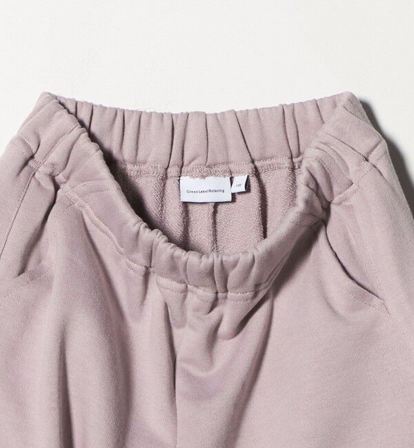 UNITED ARROWS green label relaxing「裏毛 ワイドカーゴパンツ（ライトピンク）/ キッズ  100cm-160cm」|チノ|