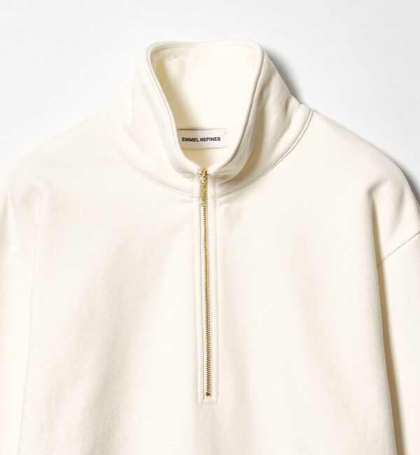 EMMEL REFINES「＜EMMEL REFINES＞EM ウラケ ハーフジップ プルオーバー」|スウェット・ジャージ|