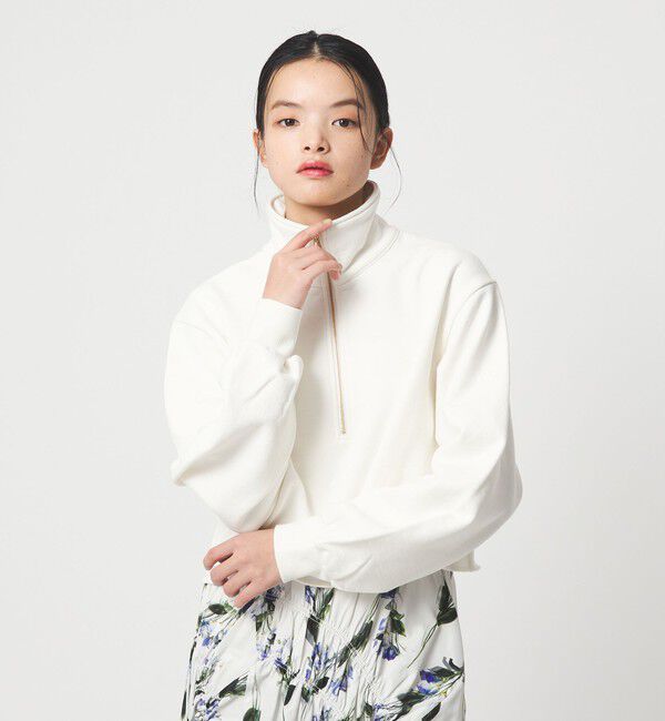 EMMEL REFINES「＜EMMEL REFINES＞EM ウラケ ハーフジップ プルオーバー」|スウェット・ジャージ|