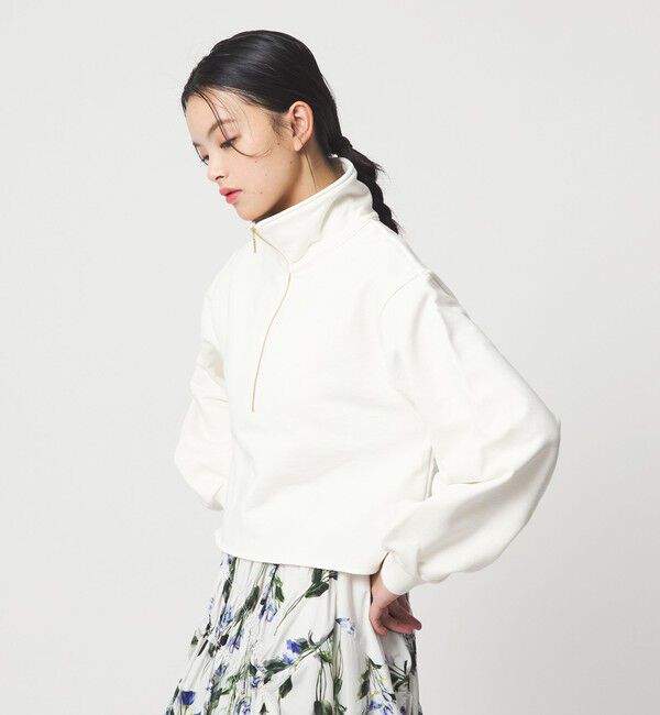 EMMEL REFINES「＜EMMEL REFINES＞EM ウラケ ハーフジップ プルオーバー」|スウェット・ジャージ|