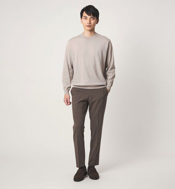 UNITED ARROWS green label relaxing「MTB コットン ハイゲージ クルーネック ニット」|ニット・セーター|