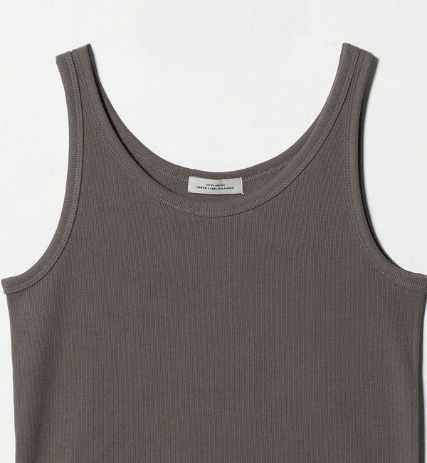 UNITED ARROWS green label relaxing「ベーシック リブ タンクトップ」|タンクトップ|