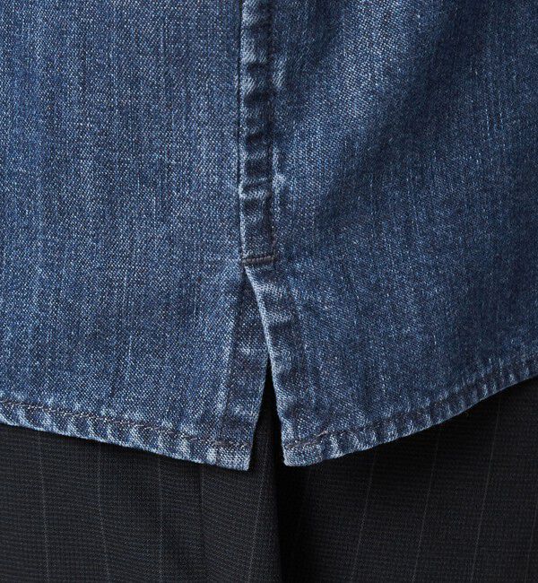 UNITED ARROWS green label relaxing「フェード デニム マイン レギュラーカラー シャツ」|シャツ・ブラウス|