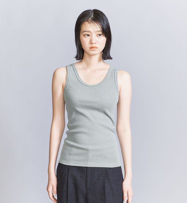 BEAUTY&YOUTH UNITED ARROWS「コットンブレンド テレコ タンクトップ」|タンクトップ|
