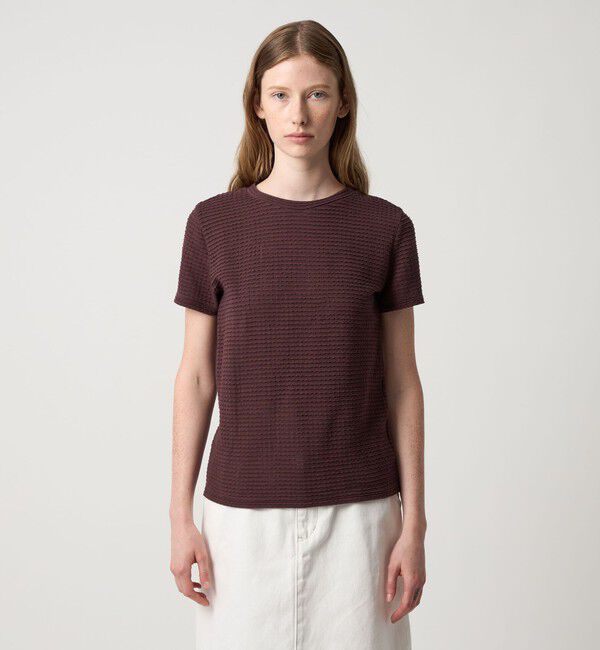STEVEN ALAN「＜Steven Alan＞ウェイビー ジャージー ショートスリーブ Tシャツ」|Tシャツ・カットソー|