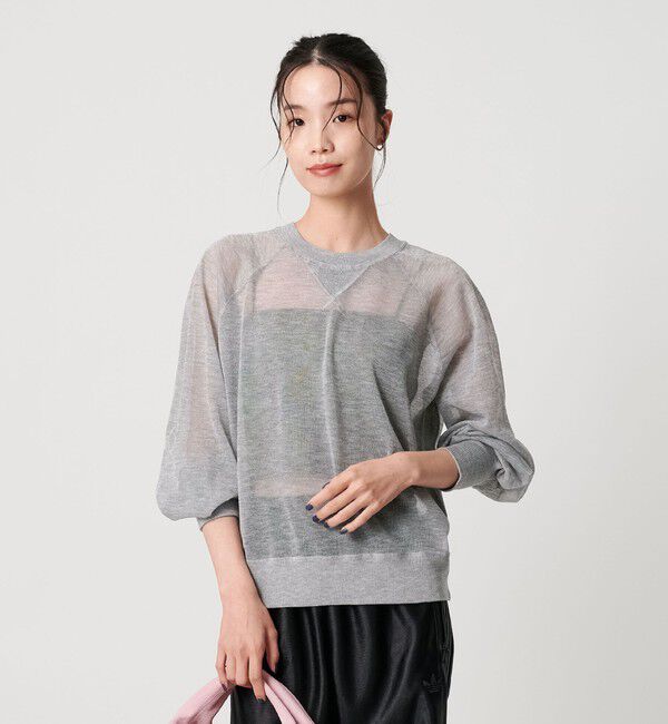 BEAUTY&YOUTH UNITED ARROWS「【WEB限定】シアーニットプルオーバー ウォッシャブル」|ニット・セーター|