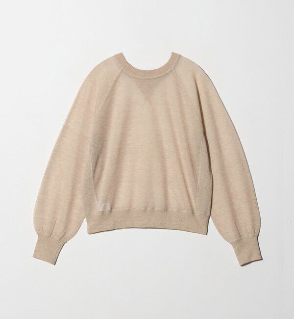 BEAUTY&YOUTH UNITED ARROWS「【WEB限定】シアーニットプルオーバー ウォッシャブル」|ニット・セーター|