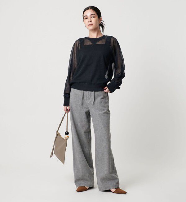 BEAUTY&YOUTH UNITED ARROWS「【WEB限定】シアーニットプルオーバー ウォッシャブル」|ニット・セーター|