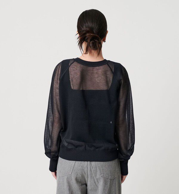 BEAUTY&YOUTH UNITED ARROWS「【WEB限定】シアーニットプルオーバー ウォッシャブル」|ニット・セーター|