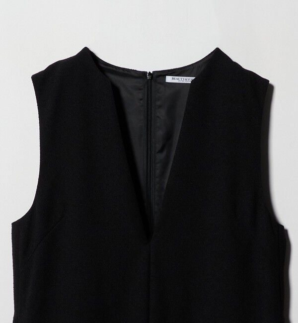 BEAUTY&YOUTH UNITED ARROWS「ポリエステルツイードライク ジャンパースカート」|ワンピース|