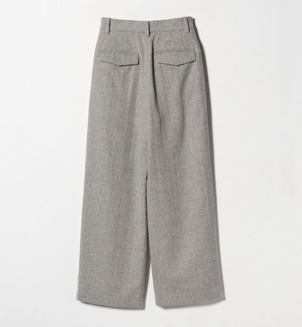 BEAUTY&YOUTH UNITED ARROWS「毛ブレンド ヘリンボーンワイドパンツ」|スラックス|