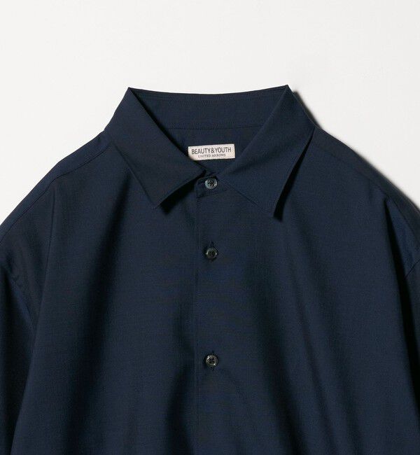 BEAUTY&YOUTH UNITED ARROWS「尾州 TW シャンブレー レギュラー シャツ GRANDE TAPERD型 ウォッシャブル MADE IN JAPAN」|シャツ・ブラウス|