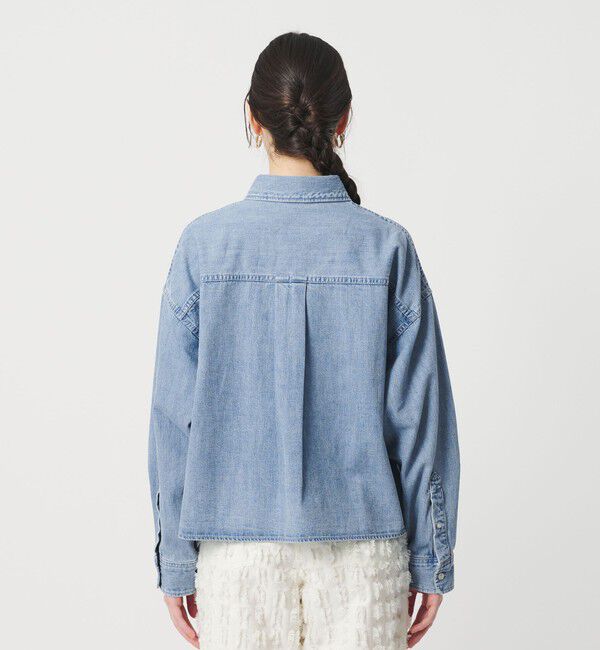 BEAUTY&YOUTH UNITED ARROWS「【WEB限定】ショート デニムシャツ」|シャツ・ブラウス|