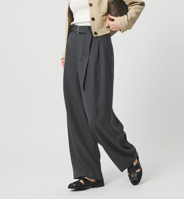 BEAUTY&YOUTH UNITED ARROWS「ベルトカーブパンツ ウォッシャブル 防シワ」|その他|