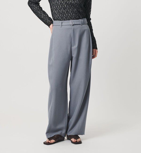 BEAUTY&YOUTH UNITED ARROWS「ベルトカーブパンツ ウォッシャブル 防シワ」|その他|LT.BLUE