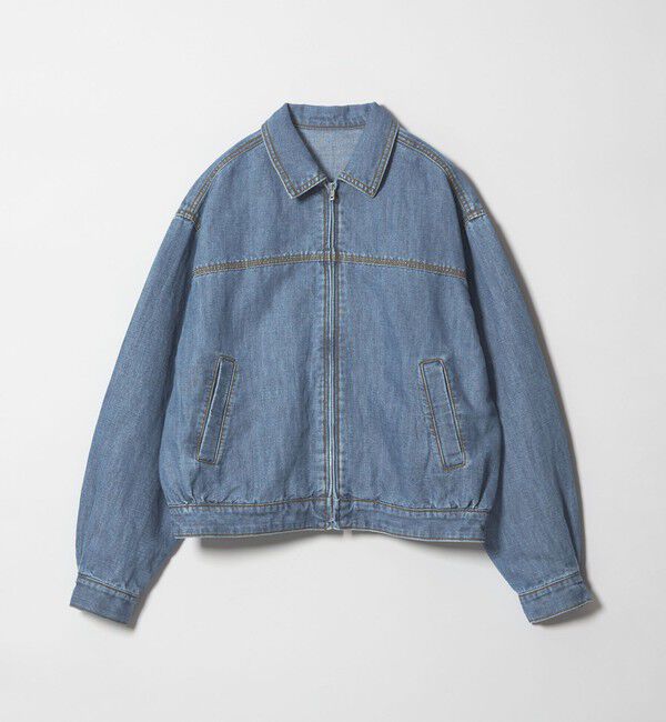 STEVEN ALAN「＜Steven Alan＞ライト デニム ジップ ブルゾン」|デニムジャケット|
