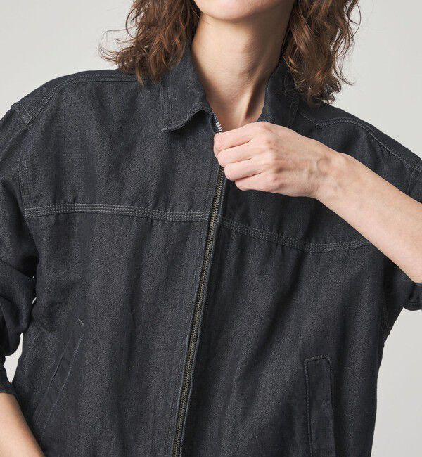 STEVEN ALAN「＜Steven Alan＞ライト デニム ジップ ブルゾン」|デニムジャケット|