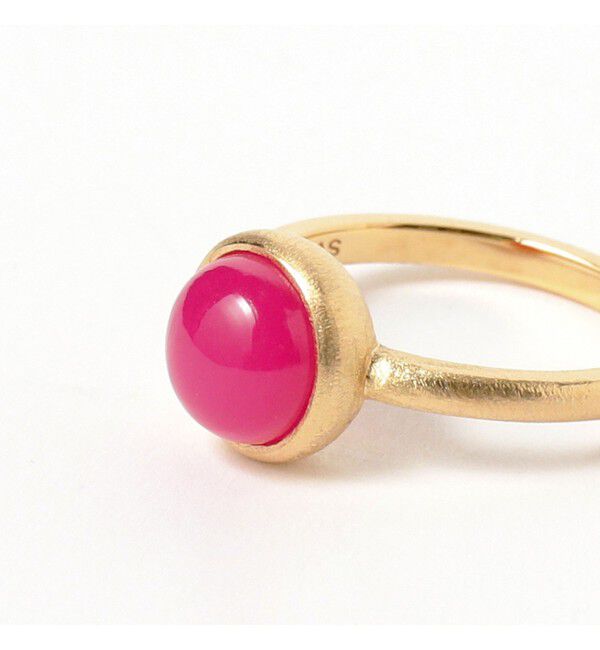 Demi-Luxe BEAMS 「Fruitsjolie / パープルピンク カルセドニー リング」|その他|