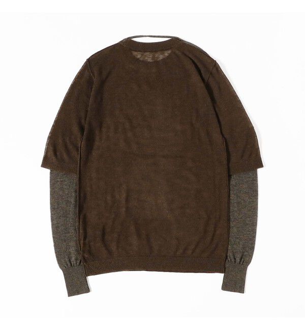 BEAMSBOY「maturely / ウール ショートスリーブ アンド アームカバー」|ニット・セーター|