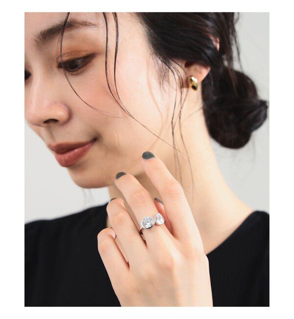 Demi-Luxe BEAMS 「MARIA BLACK / You&Me リング シルバー」|その他|SILVER