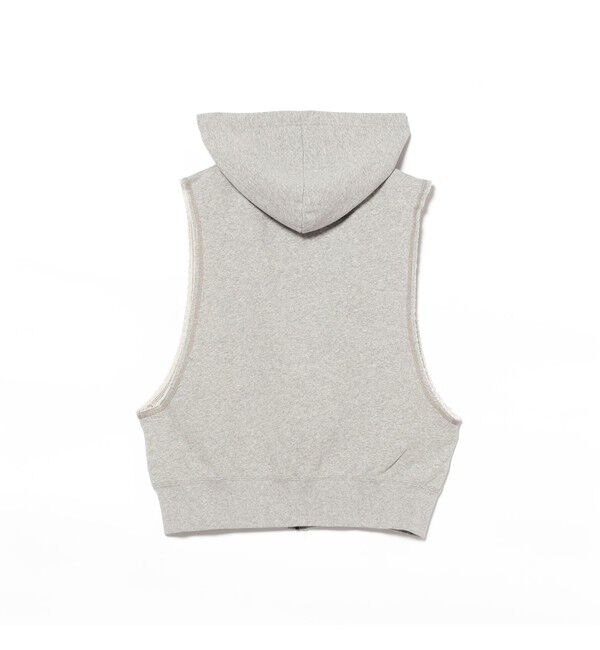 BEAMSBOY「スウェット フルジップ パーカー ノースリーブ」|ベスト・ジレ|