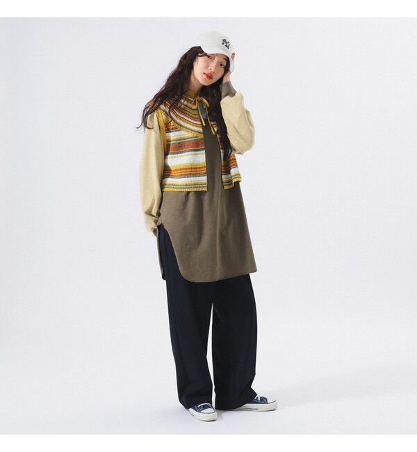 BEAMSBOY「マルチボーダー ベスト」|ベスト・ジレ|