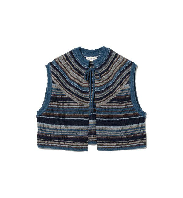 BEAMSBOY「マルチボーダー ベスト」|ベスト・ジレ|