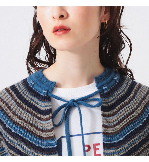 BEAMSBOY「マルチボーダー ベスト」|ベスト・ジレ|