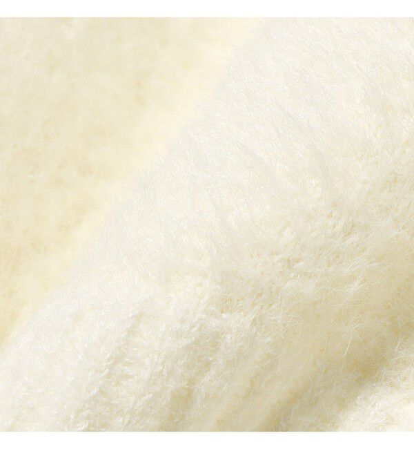Ray BEAMS 「フェザー シャギー スキッパー ニット」|ニット・セーター|