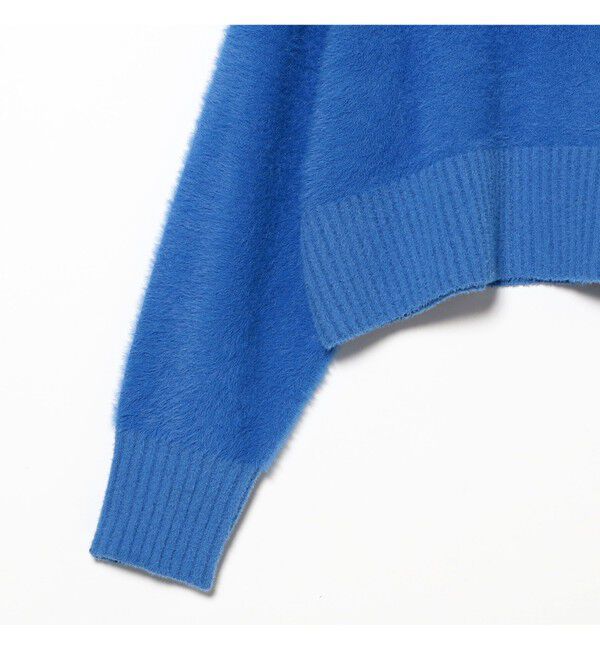 Ray BEAMS 「フェザー シャギー スキッパー ニット」|ニット・セーター|