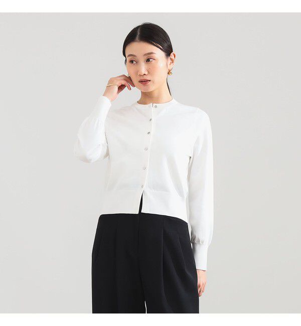 Demi-Luxe BEAMS 「16ゲージ クルーネックカーディガン」|ニット・セーター|