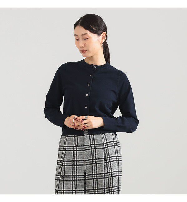 Demi-Luxe BEAMS 「16ゲージ クルーネックカーディガン」|ニット・セーター|