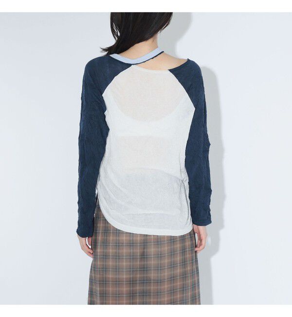 BEAMSBOY「ワッシャー ラグラン アレンジ ロングスリーブ」|Tシャツ・カットソー|