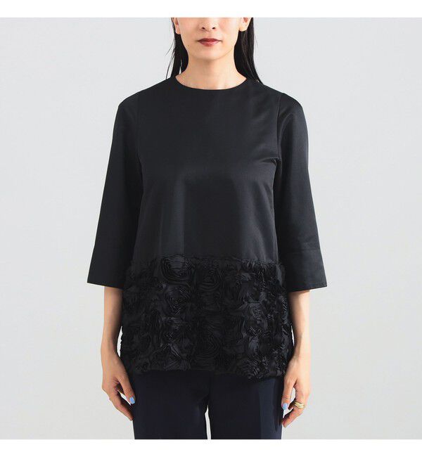 Demi-Luxe BEAMS 「フラワー チュニック ブラウス＊」|シャツ・ブラウス|