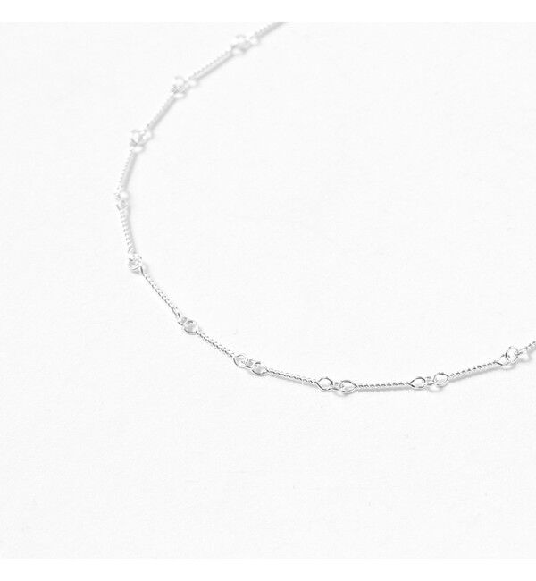 Ray BEAMS 「シルバー ツイスト チェーン ネックレス」|その他|
