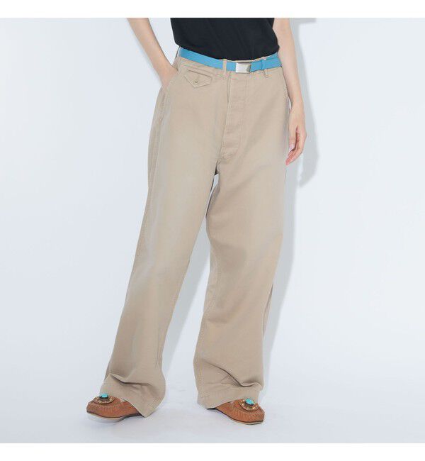 BEAMSBOY「【別注】HEAR MY NAME &times; maturely / ニュアンス チノ」|チノ|