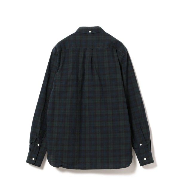 BEAMS PLUS「BEAMS PLUS / インディゴチェック ボタンダウンシャツ」|シャツ・ブラウス|