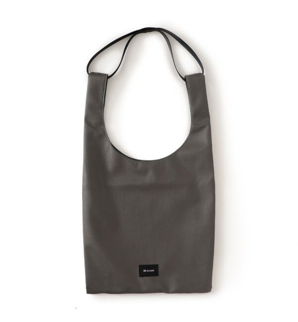 BEAMS「フェイクレザー ショッパー L」|ポーチ|