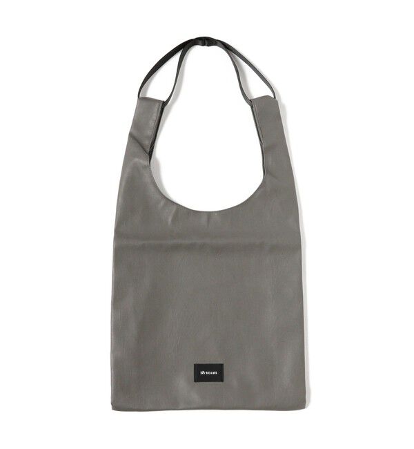 BEAMS「フェイクレザー ショッパー L」|ポーチ|