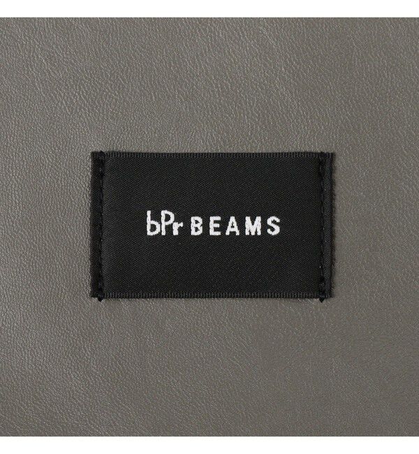 BEAMS「フェイクレザー ショッパー L」|ポーチ|